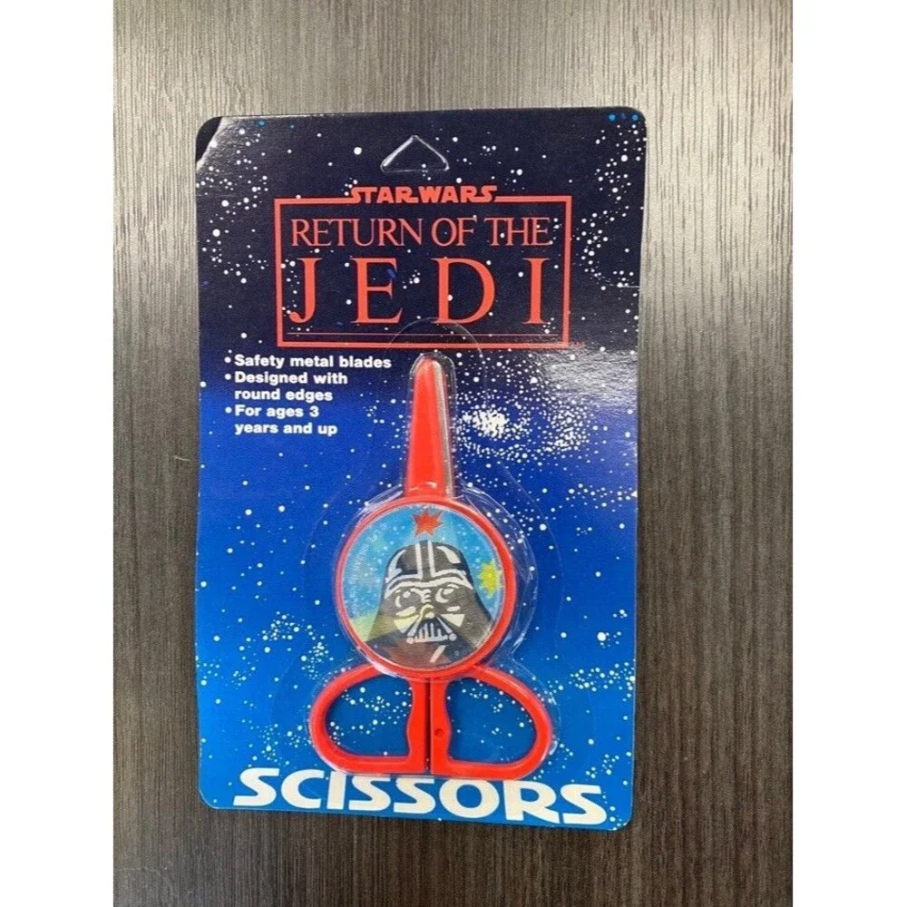 VINTAGE STAR WARS RETURN OF THE JEDI SCISSORS 1983 BUTTERFLY ORIGINALS NEW